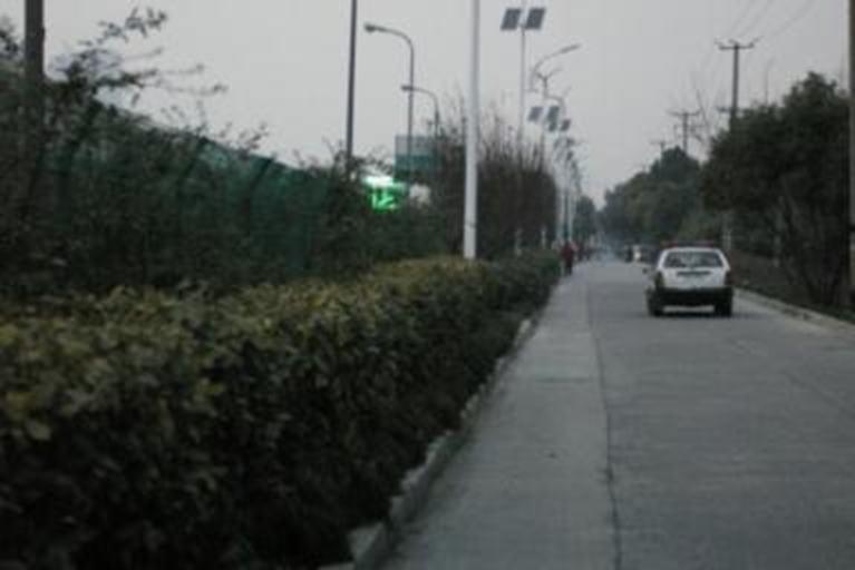 S4莘朱路段风光互补路灯项目